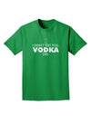 I Didn't Text You - Vodka Adult Dark T-Shirt-Mens T-Shirt-TooLoud-Kelly-Green-Small-Davson Sales