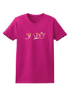 I Do - Bride Womens Dark T-Shirt-TooLoud-Hot-Pink-Small-Davson Sales