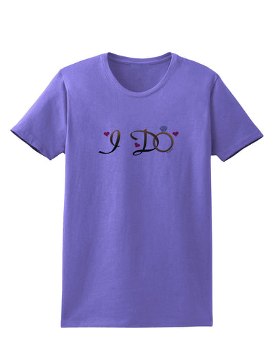 I Do - Bride Womens T-Shirt-Womens T-Shirt-TooLoud-Violet-X-Small-Davson Sales