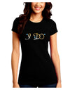 I Do - Groom Juniors Petite Crew Dark T-Shirt-T-Shirts Juniors Tops-TooLoud-Black-Juniors Fitted Small-Davson Sales