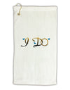 I Do - Groom Micro Terry Gromet Golf Towel 16 x 25 inch-Golf Towel-TooLoud-White-Davson Sales