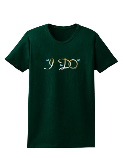 I Do - Groom Womens Dark T-Shirt-TooLoud-Forest-Green-Small-Davson Sales