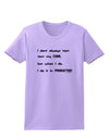 I Don't Always Test My Code Funny Quote Womens T-Shirt by TooLoud-Clothing-TooLoud-Lavender-X-Small-Davson Sales