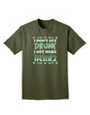 I Don't Get Drunk - Irish Adult Dark T-Shirt-Mens T-Shirt-TooLoud-Military-Green-Small-Davson Sales