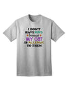 I Don't Have Kids - Cat Adult T-Shirt-unisex t-shirt-TooLoud-AshGray-Small-Davson Sales
