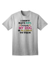 I Don't Have Kids - Dog Adult T-Shirt-unisex t-shirt-TooLoud-AshGray-Small-Davson Sales