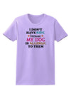 I Don't Have Kids - Dog Womens T-Shirt-Womens T-Shirt-TooLoud-Lavender-X-Small-Davson Sales