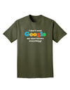 I Don't Need Google - Aunt Adult Dark T-Shirt-Mens T-Shirt-TooLoud-Military-Green-Small-Davson Sales