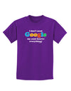 I Don't Need Google - Aunt Childrens Dark T-Shirt-Childrens T-Shirt-TooLoud-Purple-X-Small-Davson Sales