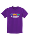 I Don't Need Google - Brother Childrens Dark T-Shirt-Childrens T-Shirt-TooLoud-Purple-X-Small-Davson Sales