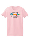 I Don't Need Google - Grandpa Womens T-Shirt-Womens T-Shirt-TooLoud-PalePink-X-Small-Davson Sales