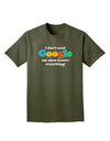 I Don't Need Google - Mom Adult Dark T-Shirt-Mens T-Shirt-TooLoud-Military-Green-Small-Davson Sales