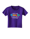 I Don't Need Google - Sister Toddler T-Shirt Dark-Toddler T-Shirt-TooLoud-Purple-2T-Davson Sales