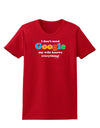 I Don't Need Google - Wife Womens Dark T-Shirt-Womens T-Shirt-TooLoud-Red-X-Small-Davson Sales