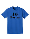 I Egg Cross Easter -Black Glitter Adult Dark T-Shirt by TooLoud-Mens T-Shirt-TooLoud-Royal-Blue-Small-Davson Sales