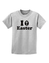 I Egg Cross Easter -Black Glitter Childrens T-Shirt by TooLoud-Childrens T-Shirt-TooLoud-AshGray-X-Small-Davson Sales