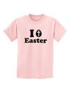 I Egg Cross Easter -Black Glitter Childrens T-Shirt by TooLoud-Childrens T-Shirt-TooLoud-PalePink-X-Small-Davson Sales