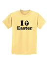 I Egg Cross Easter -Black Glitter Childrens T-Shirt by TooLoud-Childrens T-Shirt-TooLoud-Daffodil-Yellow-X-Small-Davson Sales