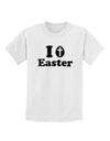 I Egg Cross Easter -Black Glitter Childrens T-Shirt by TooLoud-Childrens T-Shirt-TooLoud-White-X-Small-Davson Sales