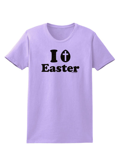 I Egg Cross Easter -Black Glitter Womens T-Shirt by TooLoud-Womens T-Shirt-TooLoud-Lavender-X-Small-Davson Sales