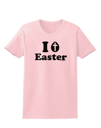 I Egg Cross Easter -Black Glitter Womens T-Shirt by TooLoud-Womens T-Shirt-TooLoud-PalePink-X-Small-Davson Sales