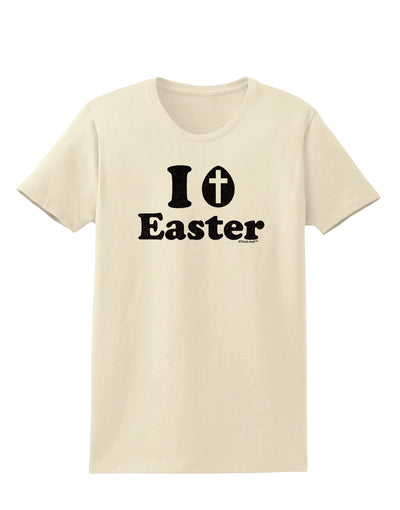 I Egg Cross Easter -Black Glitter Womens T-Shirt by TooLoud-Womens T-Shirt-TooLoud-Natural-X-Small-Davson Sales