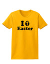 I Egg Cross Easter -Black Glitter Womens T-Shirt by TooLoud-Womens T-Shirt-TooLoud-Gold-X-Small-Davson Sales