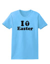 I Egg Cross Easter -Black Glitter Womens T-Shirt by TooLoud-Womens T-Shirt-TooLoud-Aquatic-Blue-X-Small-Davson Sales