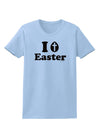 I Egg Cross Easter -Black Glitter Womens T-Shirt by TooLoud-Womens T-Shirt-TooLoud-Light-Blue-X-Small-Davson Sales