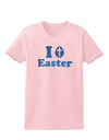 I Egg Cross Easter - Blue Glitter Womens T-Shirt by TooLoud-Womens T-Shirt-TooLoud-PalePink-X-Small-Davson Sales