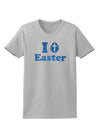 I Egg Cross Easter - Blue Glitter Womens T-Shirt by TooLoud-Womens T-Shirt-TooLoud-AshGray-X-Small-Davson Sales