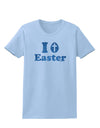 I Egg Cross Easter - Blue Glitter Womens T-Shirt by TooLoud-Womens T-Shirt-TooLoud-Light-Blue-X-Small-Davson Sales