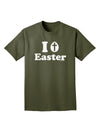 I Egg Cross Easter Design Adult Dark T-Shirt by TooLoud-Mens T-Shirt-TooLoud-Military-Green-Small-Davson Sales