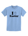 I Egg Cross Easter Design Childrens T-Shirt by TooLoud-Childrens T-Shirt-TooLoud-Light-Blue-X-Small-Davson Sales