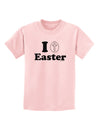 I Egg Cross Easter Design Childrens T-Shirt by TooLoud-Childrens T-Shirt-TooLoud-PalePink-X-Small-Davson Sales