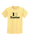 I Egg Cross Easter Design Childrens T-Shirt by TooLoud-Childrens T-Shirt-TooLoud-Daffodil-Yellow-X-Small-Davson Sales