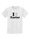 I Egg Cross Easter Design Childrens T-Shirt by TooLoud-Childrens T-Shirt-TooLoud-White-X-Small-Davson Sales