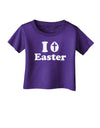 I Egg Cross Easter Design Infant T-Shirt Dark by TooLoud-Infant T-Shirt-TooLoud-Purple-06-Months-Davson Sales