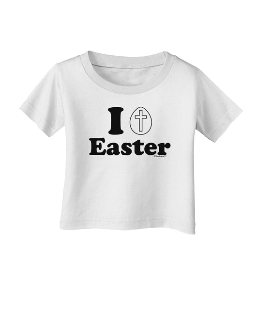 I Egg Cross Easter Design Infant T-Shirt by TooLoud-Infant T-Shirt-TooLoud-White-06-Months-Davson Sales