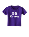 I Egg Cross Easter Design Toddler T-Shirt Dark by TooLoud-Toddler T-Shirt-TooLoud-Purple-2T-Davson Sales