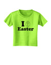 I Egg Cross Easter Design Toddler T-Shirt by TooLoud-Toddler T-Shirt-TooLoud-Lime-Green-2T-Davson Sales