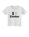 I Egg Cross Easter Design Toddler T-Shirt by TooLoud-Toddler T-Shirt-TooLoud-White-2T-Davson Sales