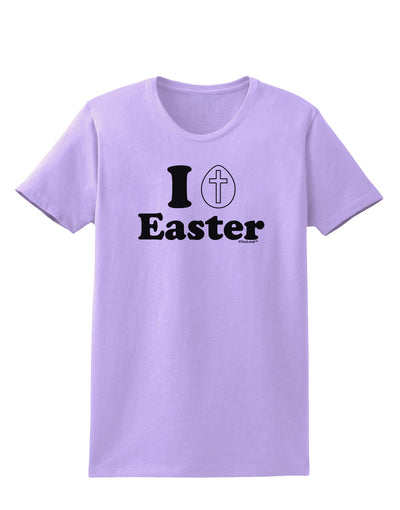 I Egg Cross Easter Design Womens T-Shirt by TooLoud-Womens T-Shirt-TooLoud-Lavender-X-Small-Davson Sales