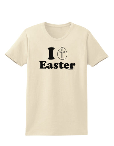 I Egg Cross Easter Design Womens T-Shirt by TooLoud-Womens T-Shirt-TooLoud-Natural-X-Small-Davson Sales