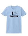 I Egg Cross Easter Design Womens T-Shirt by TooLoud-Womens T-Shirt-TooLoud-Light-Blue-X-Small-Davson Sales