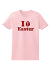 I Egg Cross Easter - Red Glitter Womens T-Shirt by TooLoud-Womens T-Shirt-TooLoud-PalePink-X-Small-Davson Sales