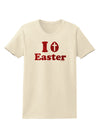 I Egg Cross Easter - Red Glitter Womens T-Shirt by TooLoud-Womens T-Shirt-TooLoud-Natural-X-Small-Davson Sales