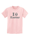 I Egg Cross Easter - Silver Glitter Childrens T-Shirt by TooLoud-Childrens T-Shirt-TooLoud-PalePink-X-Small-Davson Sales