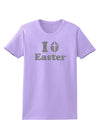 I Egg Cross Easter - Silver Glitter Womens T-Shirt by TooLoud-Womens T-Shirt-TooLoud-Lavender-X-Small-Davson Sales