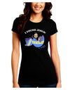 I Found Jesus - Easter Egg Juniors Petite Crew Dark T-Shirt-T-Shirts Juniors Tops-TooLoud-Black-Juniors Fitted Small-Davson Sales